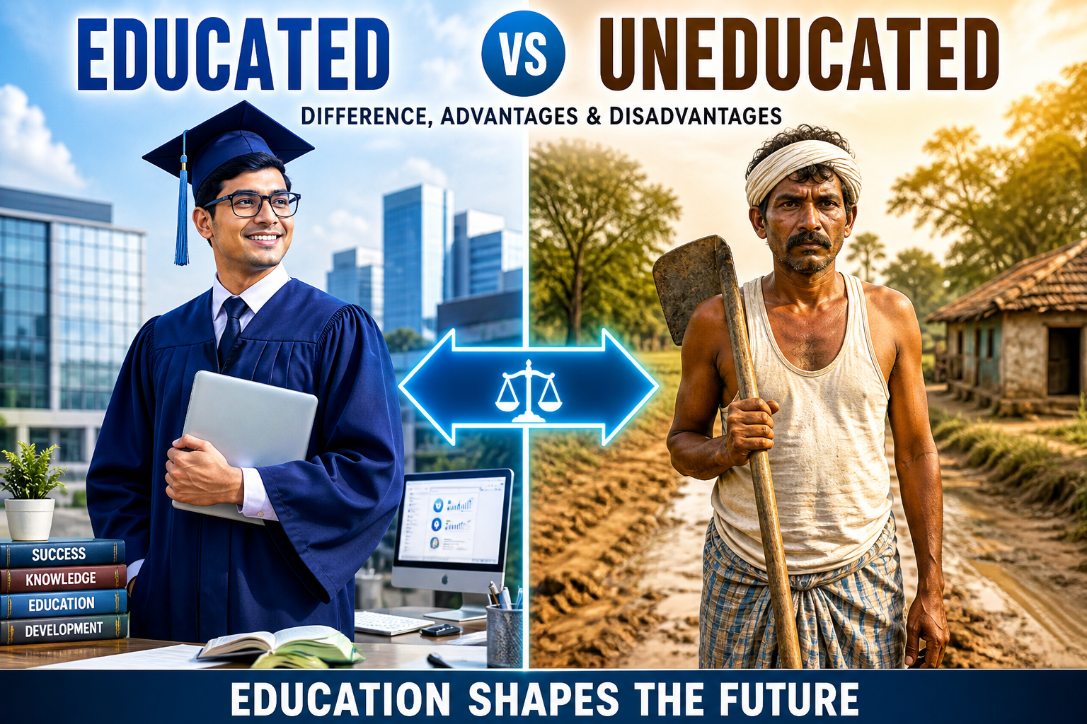 Difference Between Educated and Uneducated People: Advantages & Disadvantages
